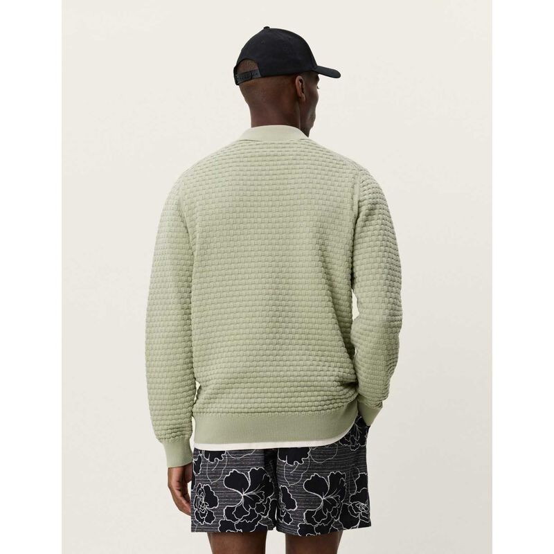 Les Deux Billy Weave Knitted LS Polo image number 1